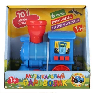 Музыкальный паровозик СИНИЙ ТРАКТОР 295644