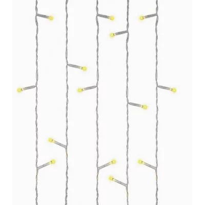 Гирлянда Уличная,5*0,7 м 92 лампы тёплый белый свет 8 режимов НГУ-0060