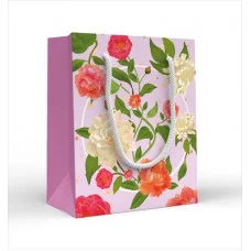 Пакет подарочный (S)  Розы в овале Хорошо 15.11.02238