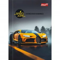 ЗАПИСНАЯ КНИЖКА А7 48л. ЖЁЛТОЕ АВТО - 2 48-1710 переплет 7БЦ, 48-171 TМ Profit