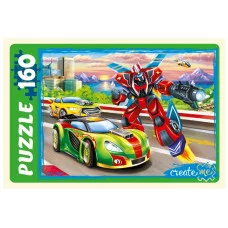 ПАЗЛЫ 160 элементов. МИР МАШИН И ТРАНСФОРМЕРОВ  (Арт. ПУ160-3906)