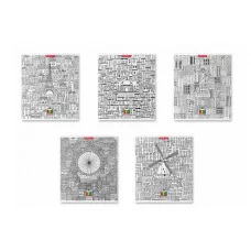 Тетрадь общая ученическая ErichKrause Add Color. Voyage 48 листов клетка 49634