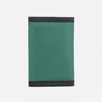 Кошелек детский Симпл,  12*1*8 см,  2 отдела на липучке, хаки   7819273