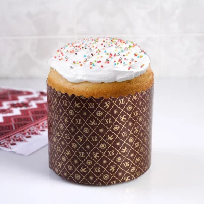 Форма бумажная для кекса, маффинов и кулича "ХВ" 124x100 мм 4705625