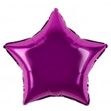 Шар (18\'\'/46 см) Звезда, Фуше, 1 шт. 120111