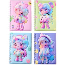 Блокнот ДЕВОЧКИ 17.8 х 13 см, 80 л. M-3136