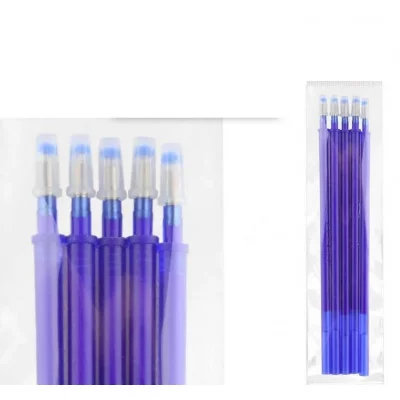 Комплект стержней 5шт Пиши стирай DC-257 (синий) 0,5мм, 13см, игольчатый стержень Сборка328808