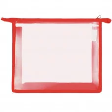 ПТ- 750 (шк) красный-папка д/тетр. А5 цветная на молнии