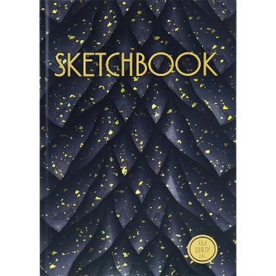 Cкетчбук А4 Чешуя (7БЦ, мат лам+выб лак, 64 л, ляссе, 100г) (айвори) С64-4180