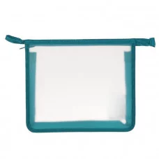 ПТ- 750 (шк) бирюзовый-папка д/тетр. А5 цветная на молнии