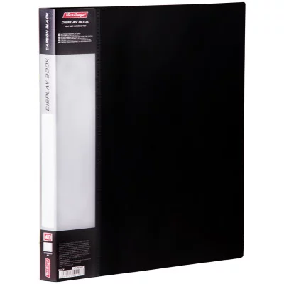 Папка с 40 вкладышами Berlingo "Standard", 21мм, 600мкм, черная BERLINGO* 133486