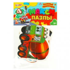 Полезный транспорт. Макси-пазлы в пак. 4 пазла. 130х230х10. Умные игры 365072