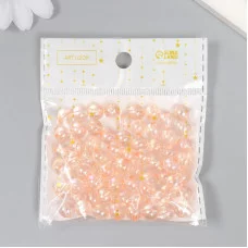Бусины для творчества пластик "Мыльный пузырь карамель" набор 20 гр 0,8х0,8х0,8 см   9129416