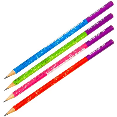 Карандаш ч/г Berlingo "Double color" HB, трехгранный, заточен., ассорти BERLINGO_ 257277