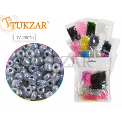 Набор бисера, 12 шт МИКС,круглый, d-0,2мм., 100г TZ-28020