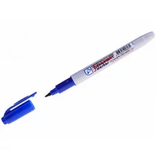 Маркер перманентный Crown "Multi Marker Super Slim" синий, пулевидный, 1мм 207903