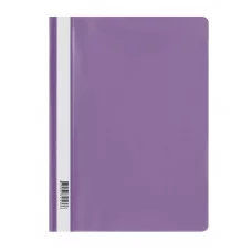 Папка-скоросшиватель пластик. СТАММ А4, 160мкм, фиолетовая с прозр. верхом 355674