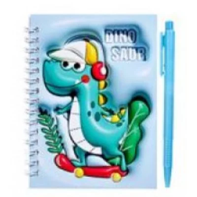 Набор блокнот и ручка ДИНО M-3186