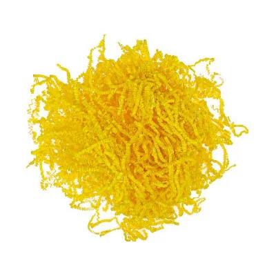 Бумажный наполнитель Интенсив желтый 100г ширина 2 мм НБ-2113