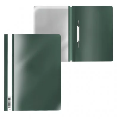 Папка-скоросшиватель пластиковая ErichKrause Fizzy Classic, A4, зеленый 50005