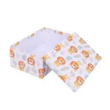 Коробка прямоугольная подарочная Львята 27X20X11.5 см РазборКОР-7812
