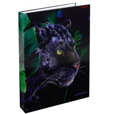 Тетрадь КЛЕТКА 160л. ГРАЦИОЗНАЯ ПАНТЕРА-1 (Т160-3598) (на кольцах) Т160-3598