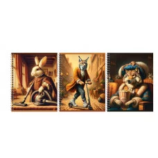 Тетрадь 48л., А5, клетка на гребне BG "Свои дела" 370634