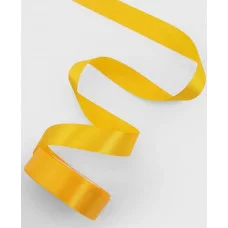 Лента атласная №16 25мм*25±1ярд(23м±1м) жёлтый 3019767