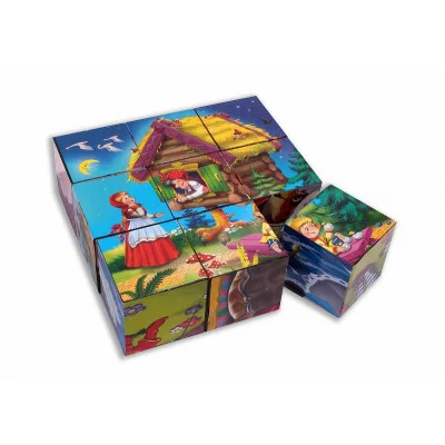 КУБИКИ ПЛАСТИКОВЫЕ 9 шт. КОЛЛЕКЦИЯ СКАЗОК (Арт. К09-8150)