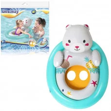 Круг для плавания «Животные», с сиденьем, 81 х 56 см, от 1-3 лет, цвета МИКС, 34058 Bestway (10702070/130222/3058041, Китай )