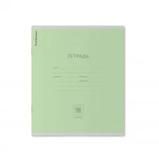 Тетрадь школьная ученическая ErichKrause Классика зеленая, 18 листов, клетка 35278