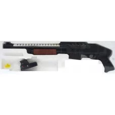 Помповое ружье (длина 56см) OMEGA с лазерным прицелом без очков P329++