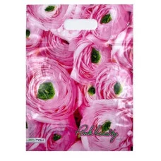 Пакет с прорубной ручкой ТИКО Розовый букет 30*40 1139