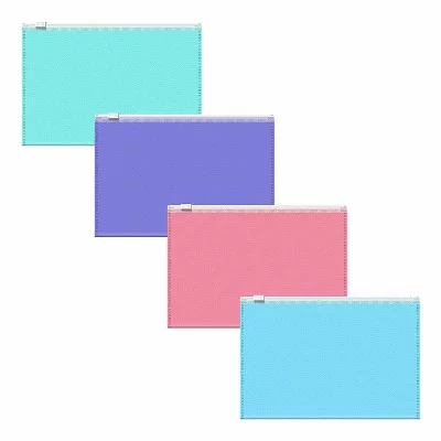 Zip-пакет пластиковый ErichKrause Diagonal Pastel, C6, непрозрачный, ассорти 50340
