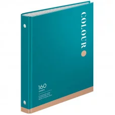 Тетрадь на кольцах А5, 160л., 7БЦ, ArtSpace "Моноколор. Уникальный стиль", глянцевая ламинация 321636