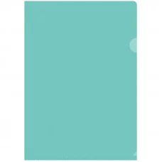 Папка-уголок inФОРМАТ А4, прозрачный пластик 150 мкм, зеленая 040541