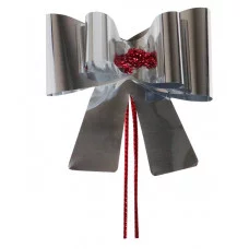 Затягивающийся декоративный бант Белый, 5,5*4,5 см БЛ-0390