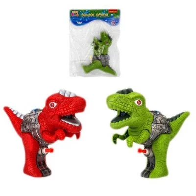 Водный пистолет Bondibon Наше Лето динозавр, РАС 17,5х14,5х5 см, 2 вида, красный зелёный ВВ5414 4\1957