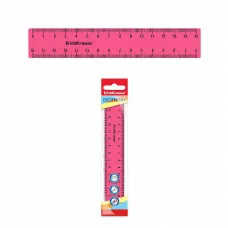 Линейка гибкая ErichKrause Bubble Gum, 15см, розовый 57807