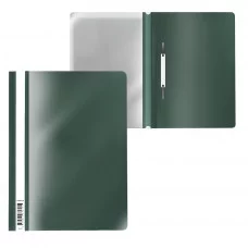 Папка-скоросшиватель пластиковая ErichKrause Fizzy Classic, A4, зеленый 50005