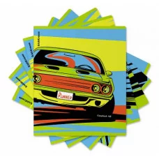 Тетрадь общая ученическая ErichKrause Neon Car 48 листов клетка глянцевая ламинация 60601