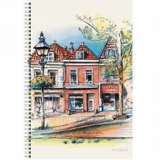 Тетрадь (студ., офис) А4 96л "Cozy streets"  КанцЭксмо