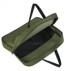 Папка на молнии А4 ХАКИ (П-1520) с ручками, внут.карман, 350х265x45мм П-1520