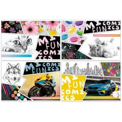 Альбом для рисования 24л А4 на скрепке BG Я рисую эконом 326466