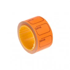 Лента этикет "Цена" 20*30 оранжевая 200шт/рул DEVENTE 2061514