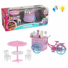 Игр. наб. Кафе, свет, звук, в компл. предм. 19шт, эл. пит. АААх3шт. не вх. компл.кор. 6838