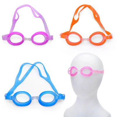 Очки для плавания цветные, в ассортименте, в пакете 00-4074
