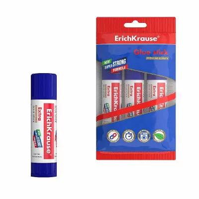 Набор 3шт Клей-карандаш ErichKrause® Extra, 21г 59640