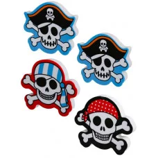 TM"Profit"Ластик фигурный ПИРАТСКИЙ ЧЕРЕП 4,5х 3,5 см (Л-6369)