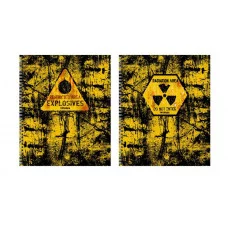 Тетрадь А5 48л "Attention!" КанцЭксмо ТСЛ488442